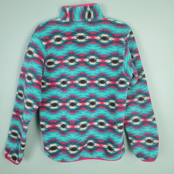 Patagonia Synchilla Wild Desert Snap-T Fleece Aztec Southwestern Pullover Small - Picture 2 of 8